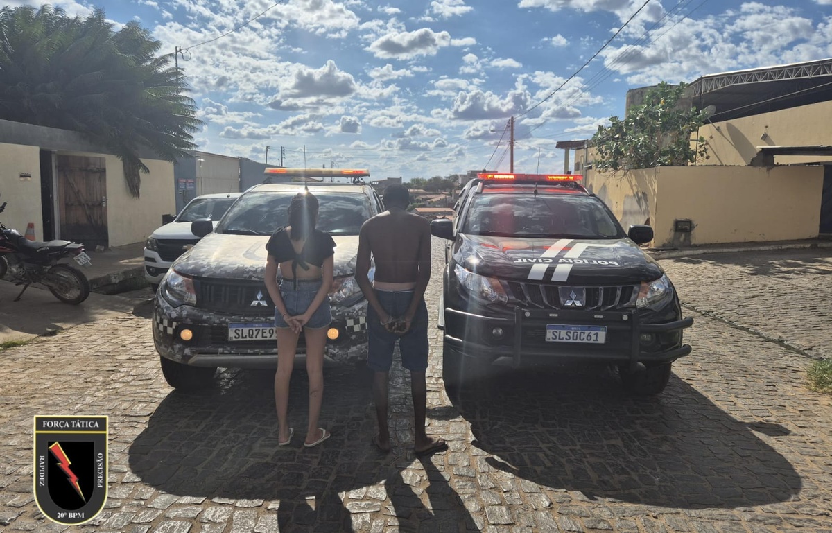 Polícia fecha ponto de venda de drogas e prende dois suspeitos em Paulistana