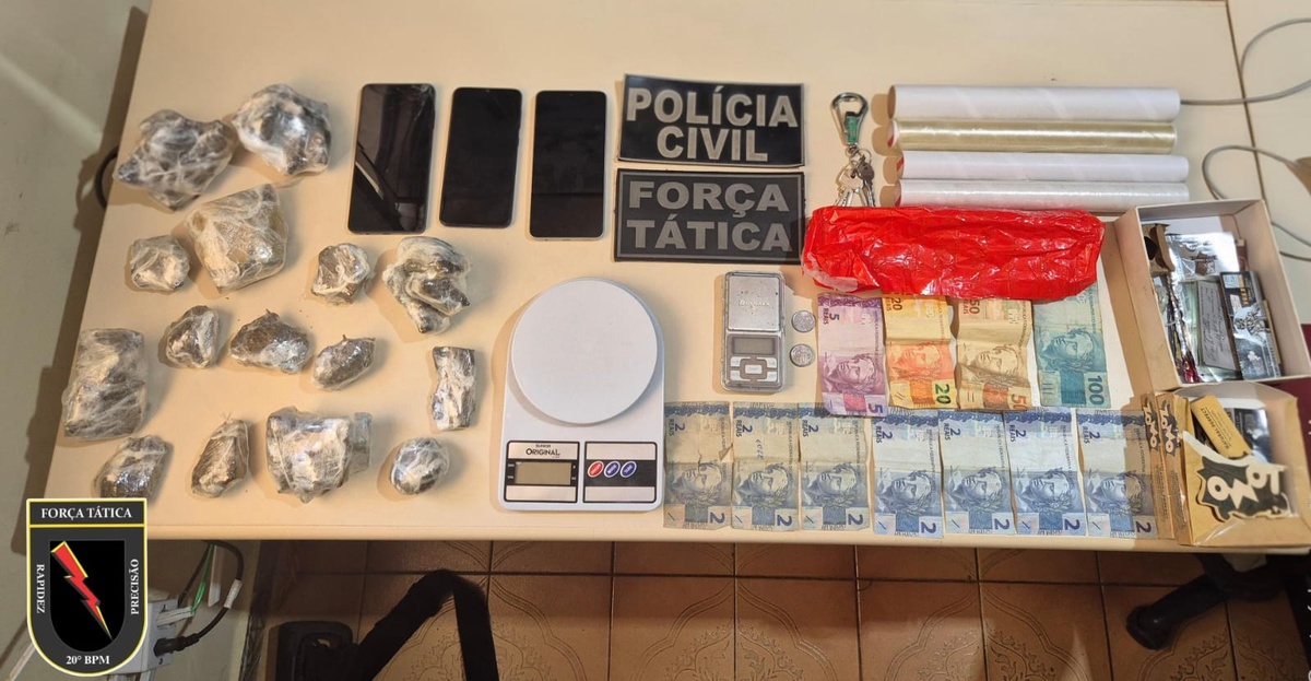 Polícia fecha ponto de venda de drogas e prende dois suspeitos em Paulistana