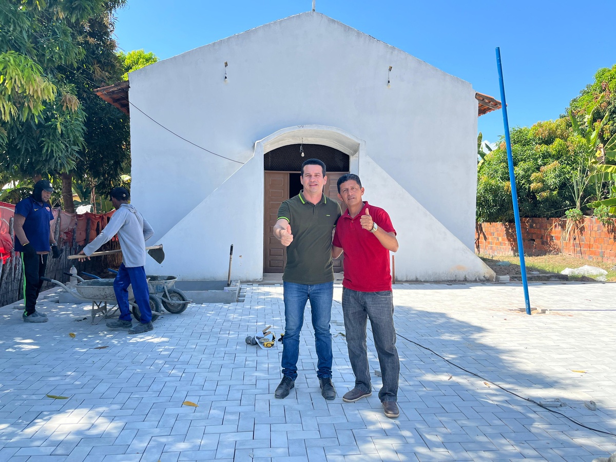 Prefeito de Caxingó vistoria obras e reformas em diversas localidades