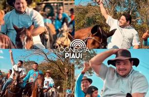 Prefeito de Cocal participa de cavalgada em honra à padroeira (Foto: Reprodução)