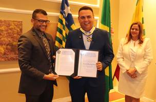 Prefeito Rogério Castro é homenageado pela Justiça Federal em São Raimundo Nonato (Foto: Ascom)