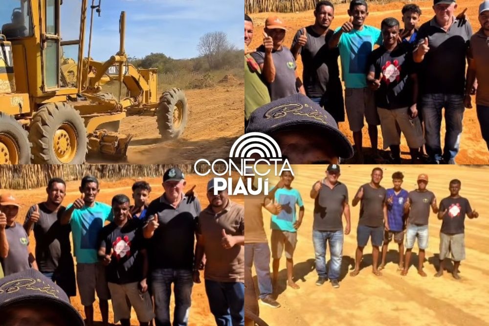 Prefeitura de Caracol realiza melhorias em campo de futebol no Povoado Cala-Boca