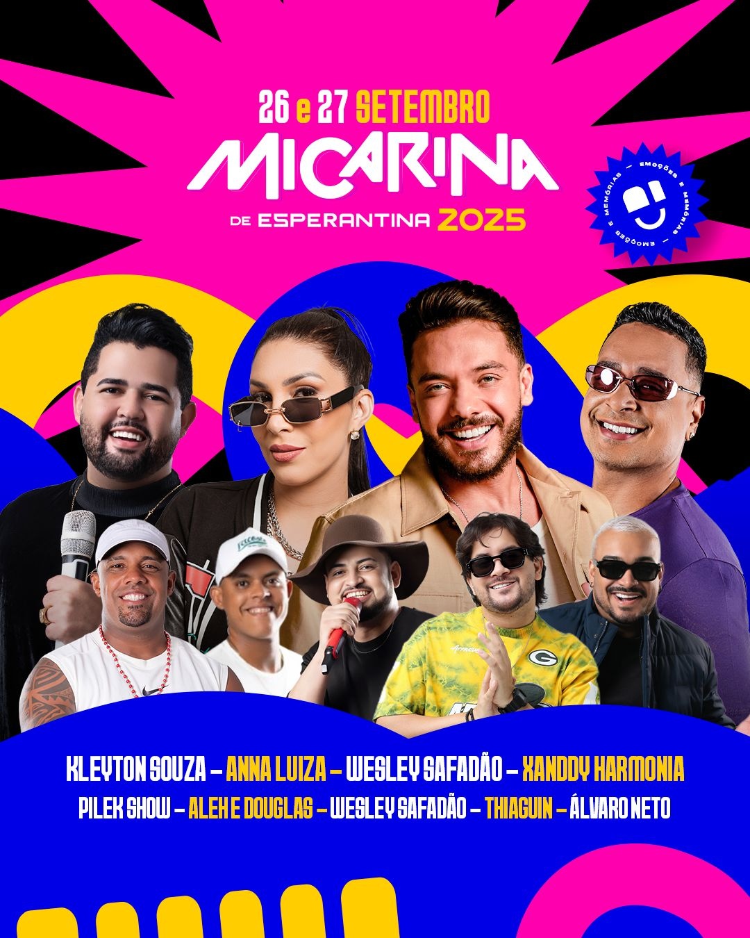 Programação da Micarina de Esperantina é anunciada com grandes shows em setembro