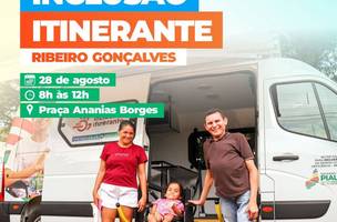 Ribeiro Gonçalves sedia ação de cidadania com serviços gratuitos de inclusão (Foto: Reprodução/Redes Sociais)