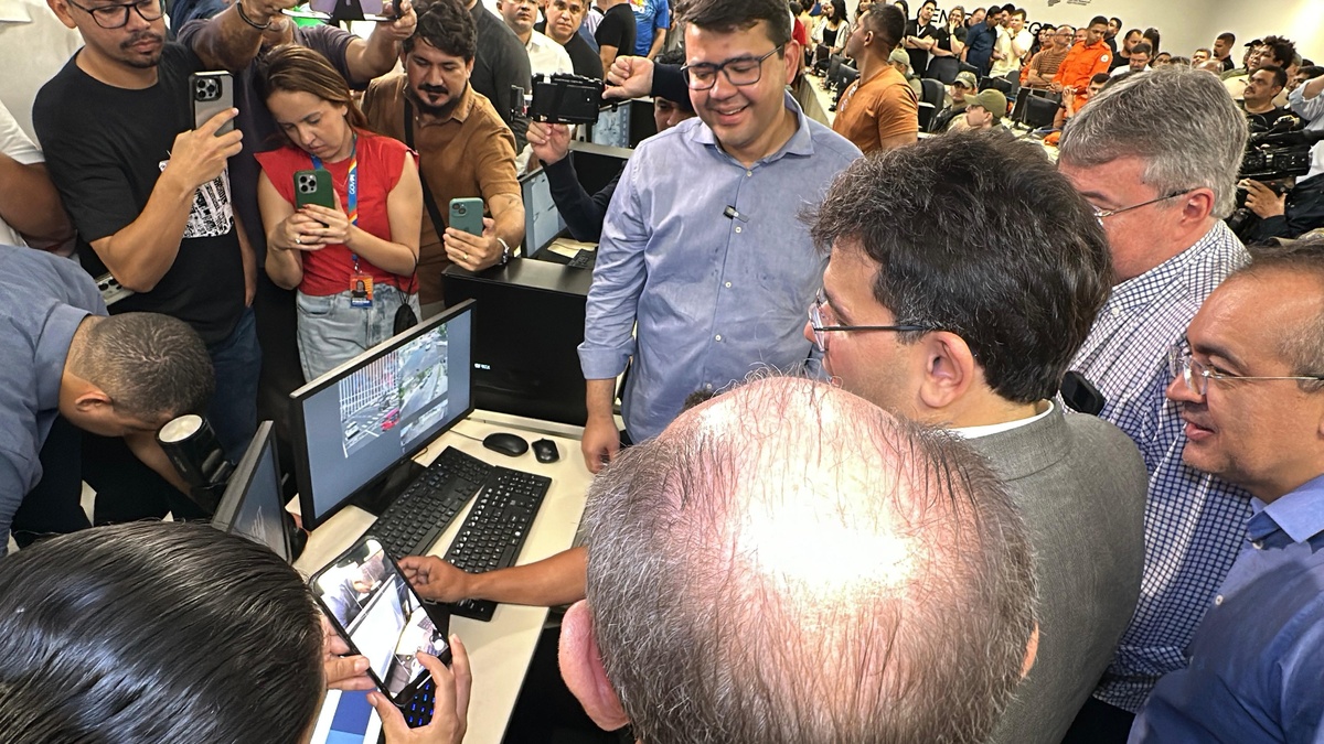 SPIA: Governador inaugura novo sistema de câmeras de segurança com IA em Teresina