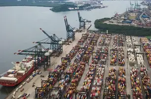 Tarifaço sobre parte de exportações brasileiras entra em vigor hoje (06) (Foto: Divulgação/Porto de Santos)