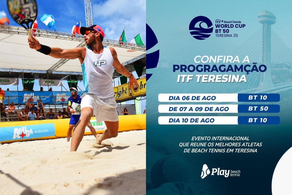 Teresina sedia etapa do Circuito Mundial de Beach Tennis