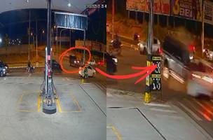 Vídeo mostra momento do acidente que matou 3 pessoas na zona Sul de Teresina (Foto: Reprodução)