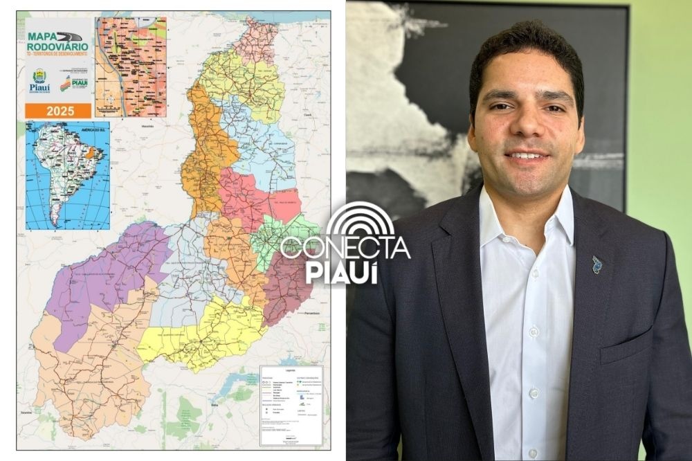 DER-PI lança mapa digital com toda a malha rodoviária do Piauí atualizada