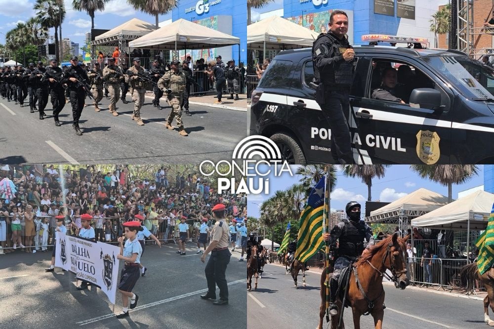 Desfile de 7 de Setembro reúne mais de 50 instituições e leva multidão a Teresina