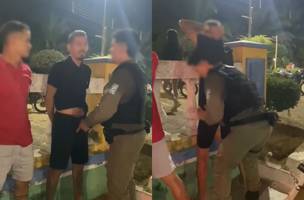 Jovem que vestiu farda da PM-PI para viralizar diz estar arrependido do vídeo (Foto: Reprodução/Redes Sociais)