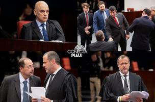 No 2° dia de julgamento, defesas de Bolsonaro e 3 réus questionam Moraes e delação (Foto: Hugo Barretos/Metrópoles)