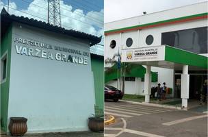 Prefeitura de Várzea Grande, no Piauí, e Várzea Grande, no Mato Grosso (Foto: Conecta Piauí e VG Notícias)