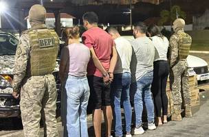 Quadrilha especializada no furto a shoppings e supermercados é presa em Teresina (Foto: Divulgação/BEPI)
