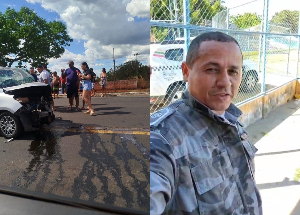 Subtenente da PM-PI morre ao bater contra viatura na BR-316, entre Caxias e Timon